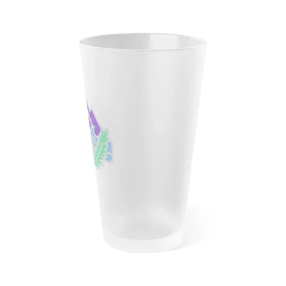 350 Civil Affairs Command 2 (U.S. Army) Frosted Pint Glass 16oz - Go Mug Yourself