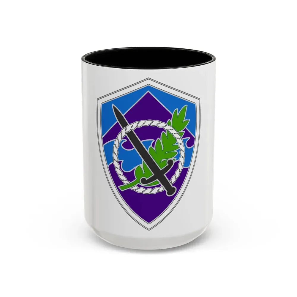 350 Civil Affairs Command 3 (U.S. Army) Accent Coffee Mug 15oz Black - Go Mug Yourself