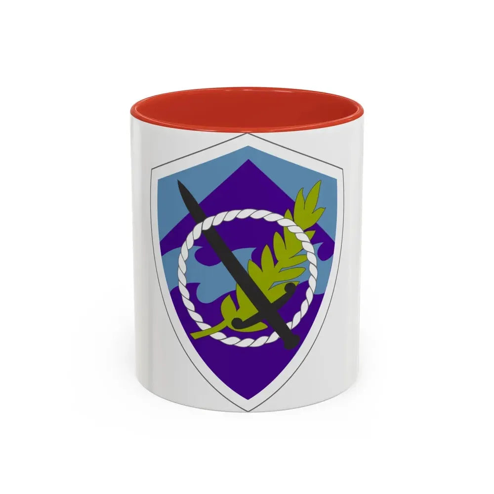 350 Civil Affairs Command (U.S. Army) Accent Coffee Mug 11oz Red - Go Mug Yourself