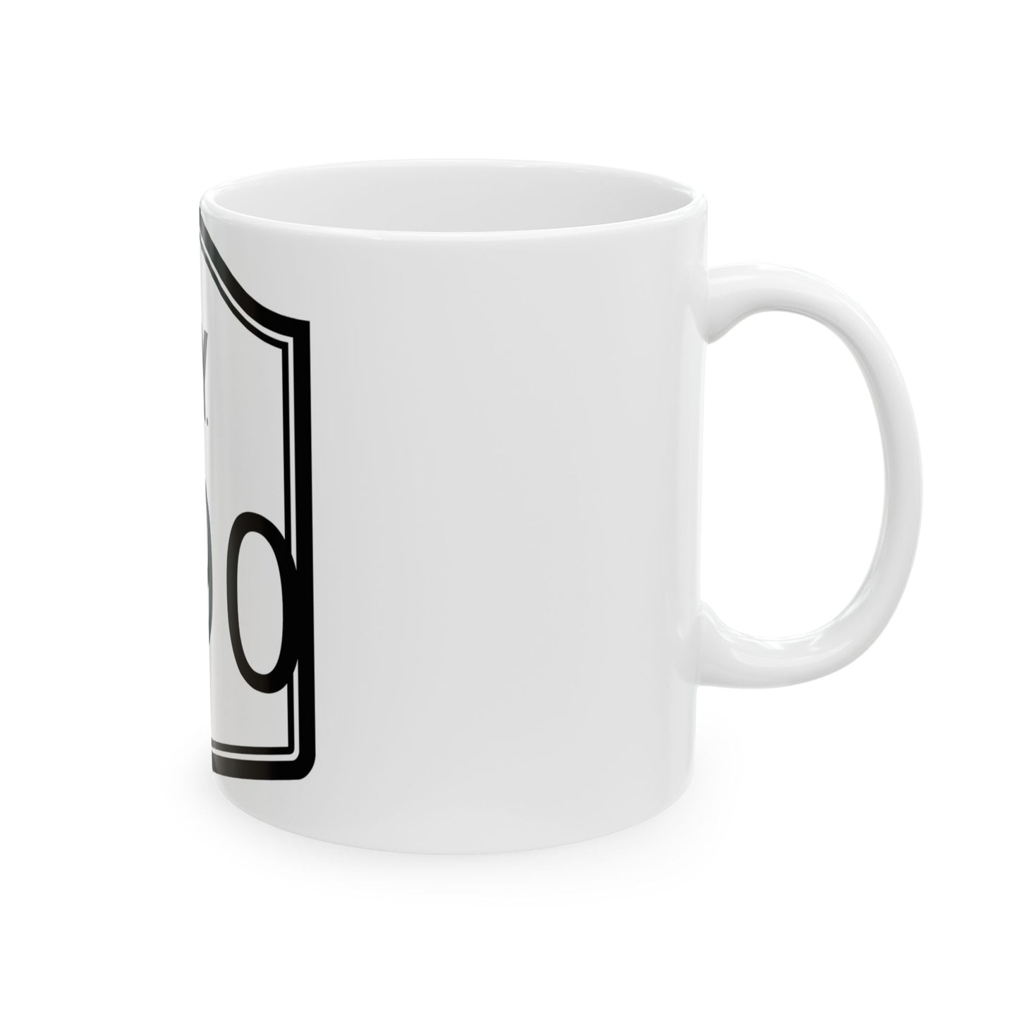 NY-x 1927 (New York) (Road Sign) White Coffee Mug