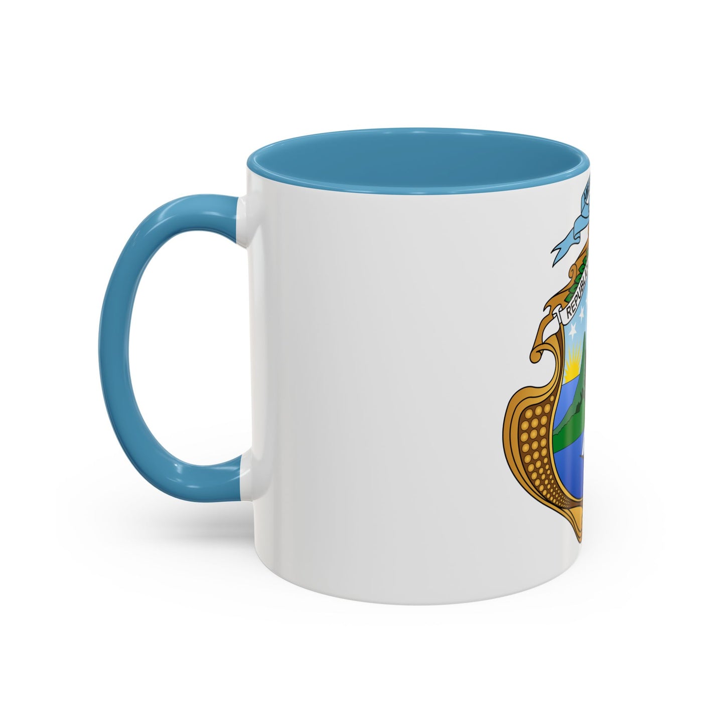 Coat of arms of Costa Rica (1964-1998) - Accent Coffee Mug