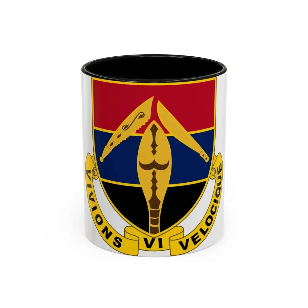 351 Armored Field Artillery Battalion (U.S. Army) Accent Coffee Mug 11oz Black - Go Mug Yourself