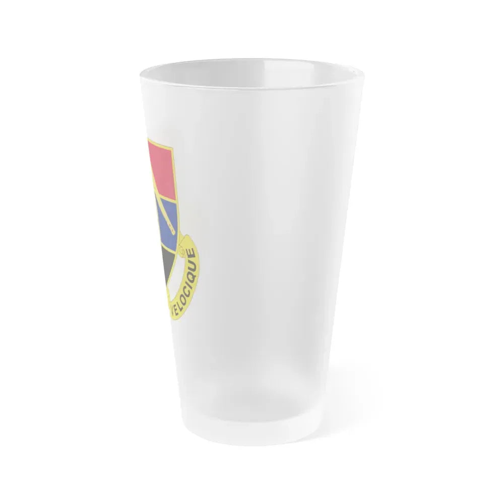 351 Armored Field Artillery Battalion (U.S. Army) Frosted Pint Glass 16oz - Go Mug Yourself