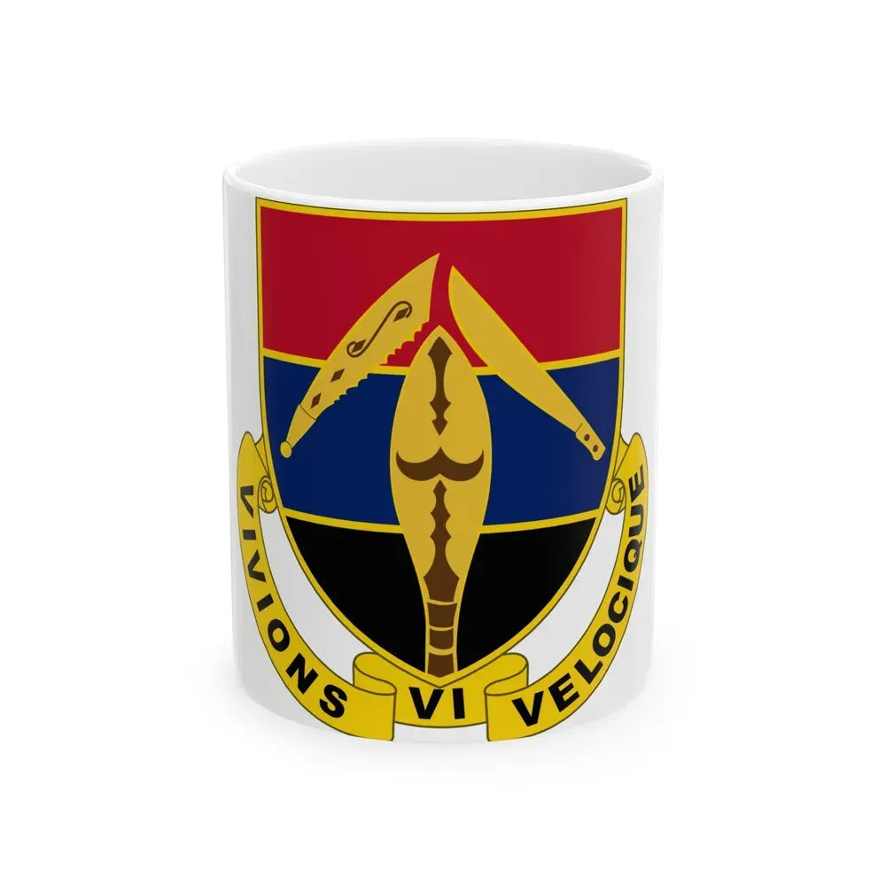351 Armored Field Artillery Battalion (U.S. Army) White Coffee Mug 11oz - Go Mug Yourself