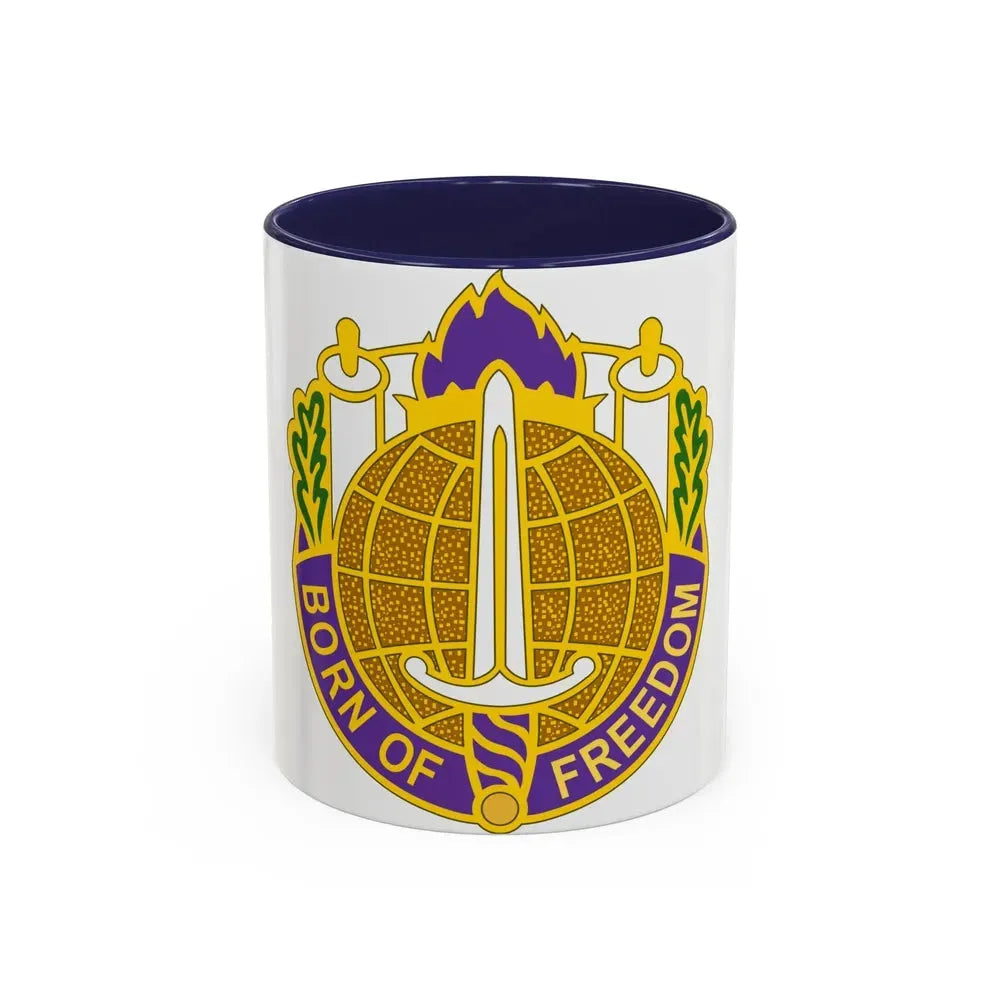 351 Civil Affairs Command 2 (U.S. Army) Accent Coffee Mug 11oz Navy - Go Mug Yourself