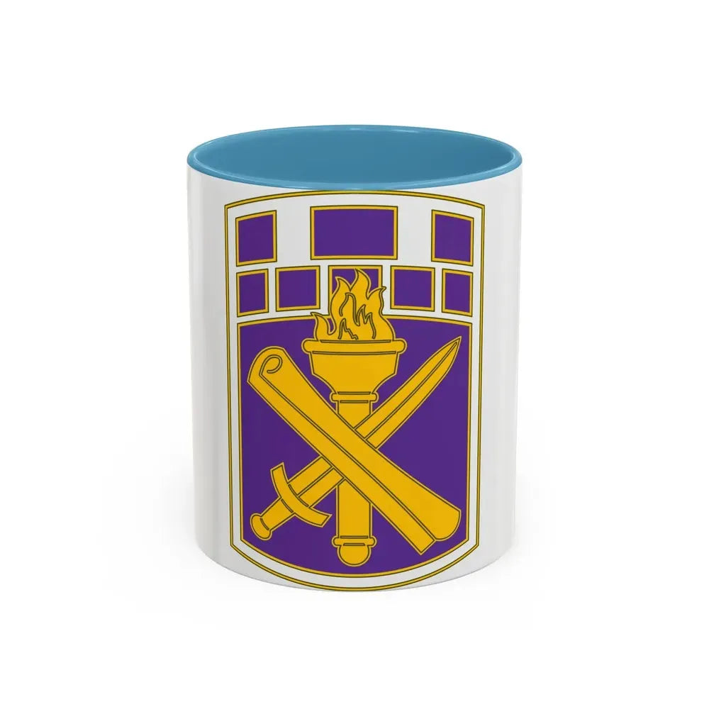 351 Civil Affairs Command 3 (U.S. Army) Accent Coffee Mug 11oz Light Blue - Go Mug Yourself