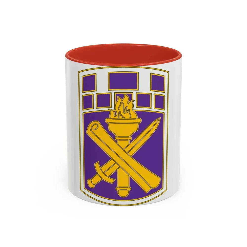 351 Civil Affairs Command 3 (U.S. Army) Accent Coffee Mug 11oz Red - Go Mug Yourself