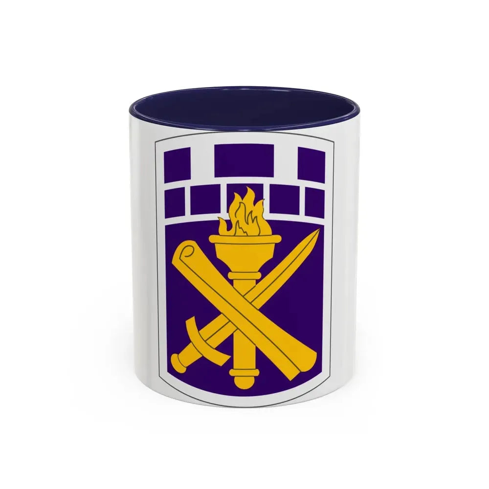 351 Civil Affairs Command (U.S. Army) Accent Coffee Mug 11oz Navy - Go Mug Yourself
