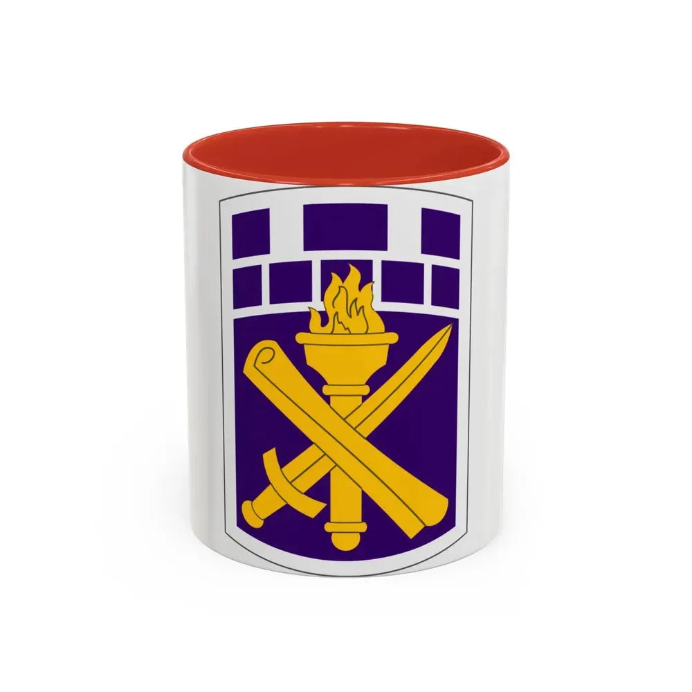 351 Civil Affairs Command (U.S. Army) Accent Coffee Mug 11oz Red - Go Mug Yourself