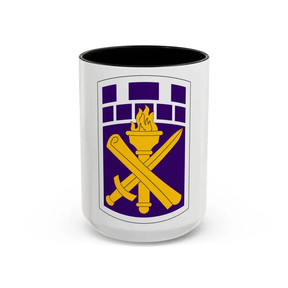 351 Civil Affairs Command (U.S. Army) Accent Coffee Mug 15oz Black - Go Mug Yourself