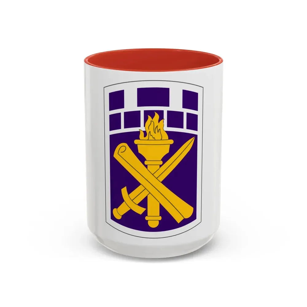 351 Civil Affairs Command (U.S. Army) Accent Coffee Mug 15oz Red - Go Mug Yourself