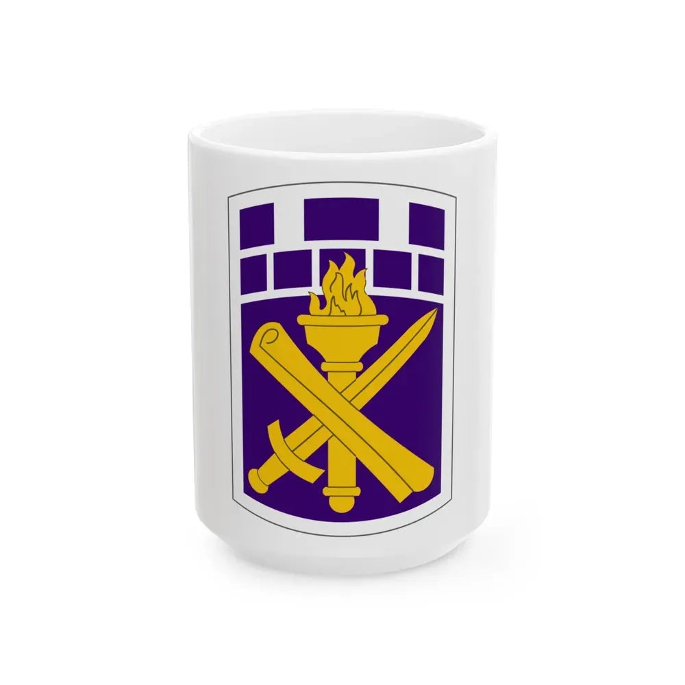 351 Civil Affairs Command (U.S. Army) White Coffee Mug 15oz - Go Mug Yourself