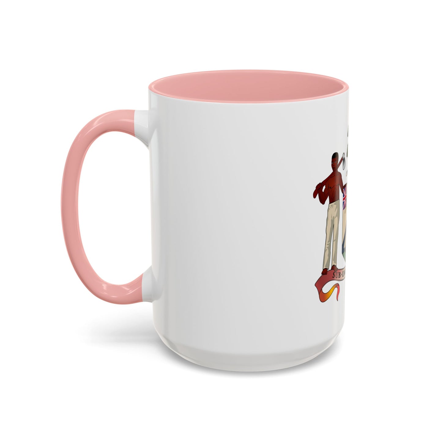 Coat of arms of British Honduras (1907-1967) - Accent Coffee Mug