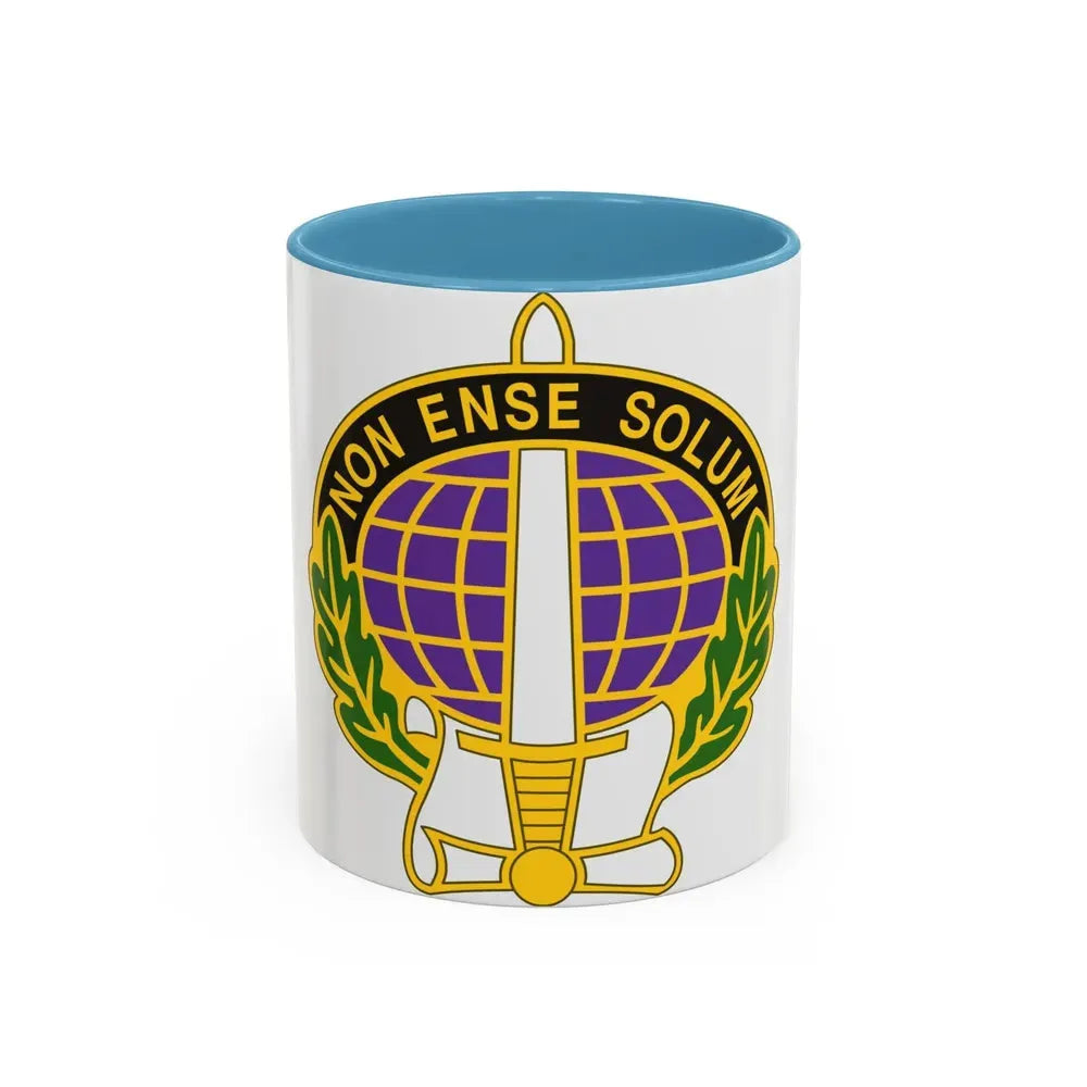 352 Civil Affairs Command 2 (U.S. Army) Accent Coffee Mug 11oz Light Blue - Go Mug Yourself