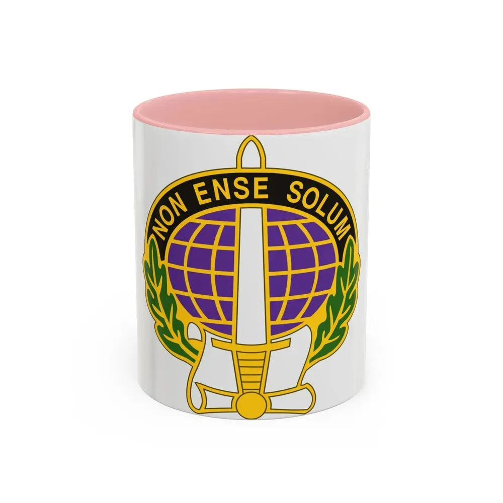 352 Civil Affairs Command 2 (U.S. Army) Accent Coffee Mug 11oz Pink - Go Mug Yourself