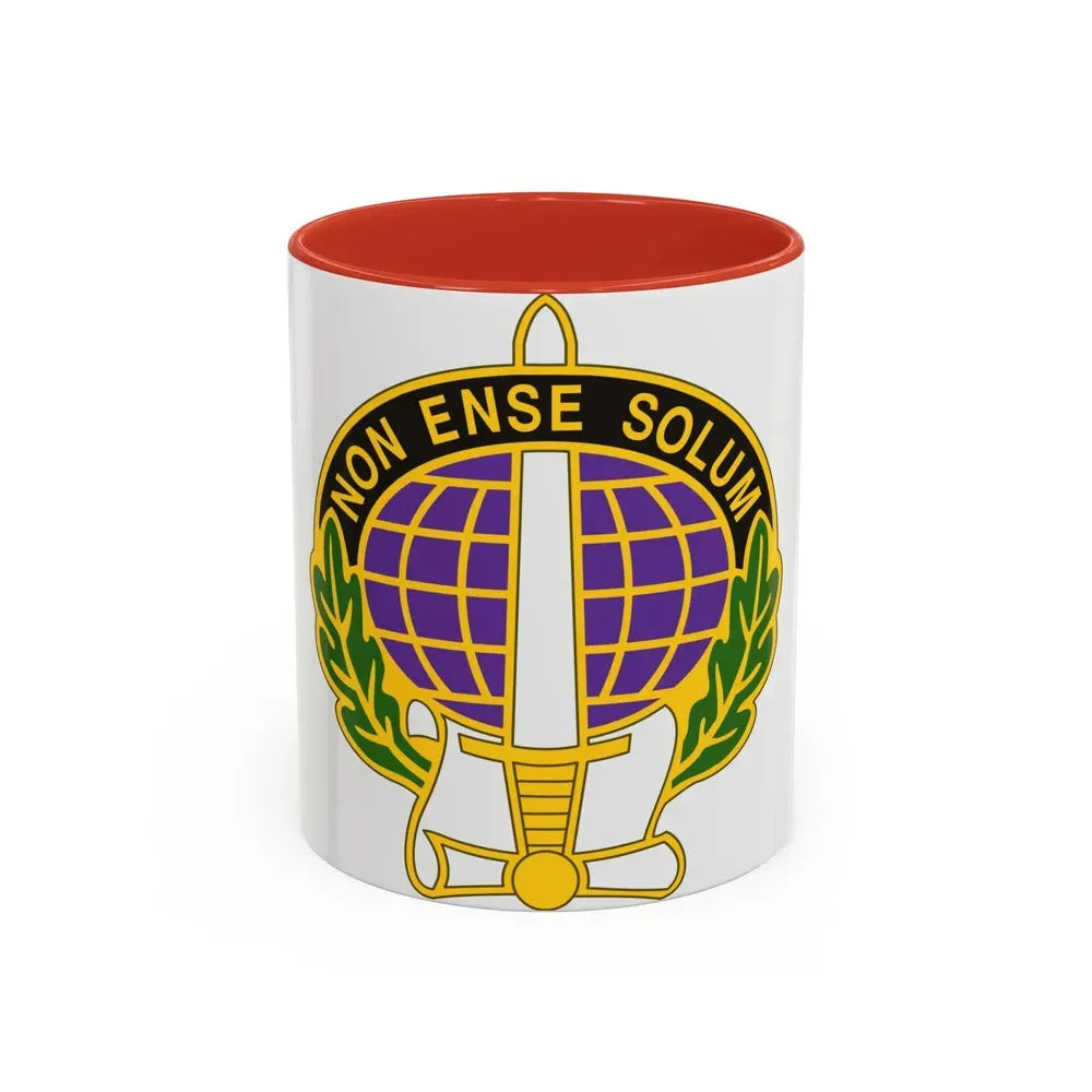 352 Civil Affairs Command 2 (U.S. Army) Accent Coffee Mug 11oz Red - Go Mug Yourself