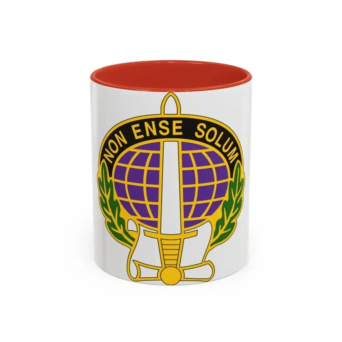 352 Civil Affairs Command 2 (U.S. Army) Accent Coffee Mug 11oz Red - Go Mug Yourself