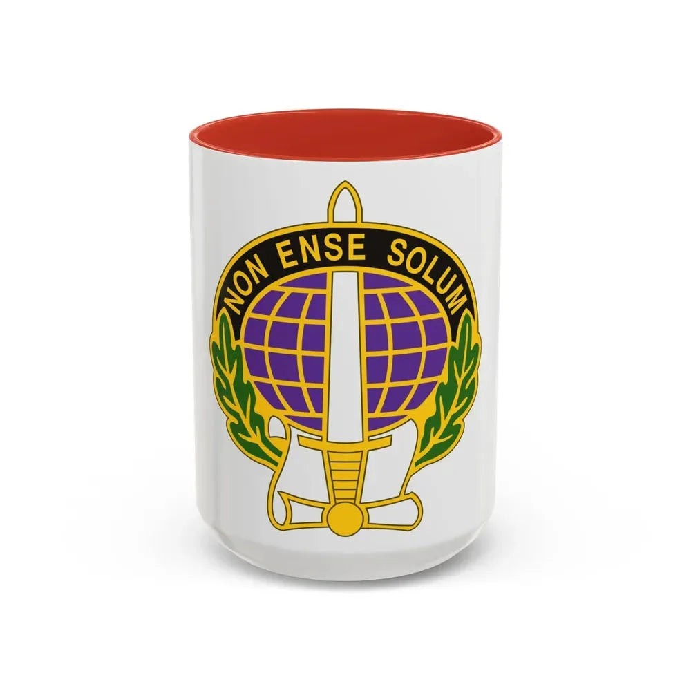 352 Civil Affairs Command 2 (U.S. Army) Accent Coffee Mug 15oz Red - Go Mug Yourself