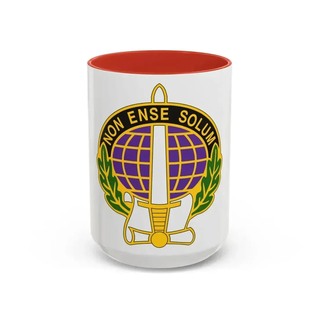 352 Civil Affairs Command 2 (U.S. Army) Accent Coffee Mug 15oz Red - Go Mug Yourself