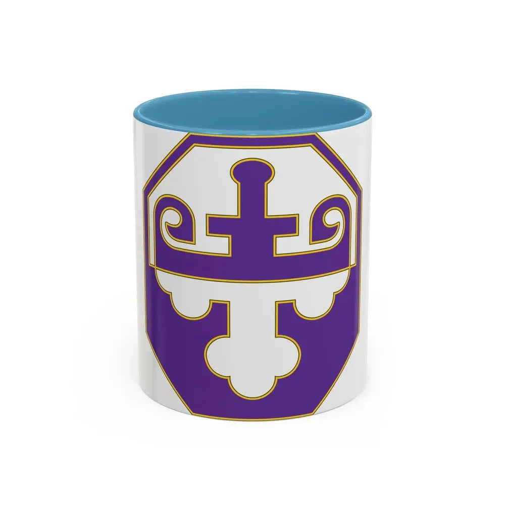 352 Civil Affairs Command 3 (U.S. Army) Accent Coffee Mug 11oz Light Blue - Go Mug Yourself