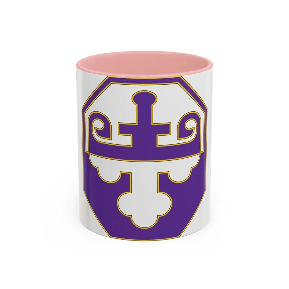 352 Civil Affairs Command 3 (U.S. Army) Accent Coffee Mug 11oz Pink - Go Mug Yourself