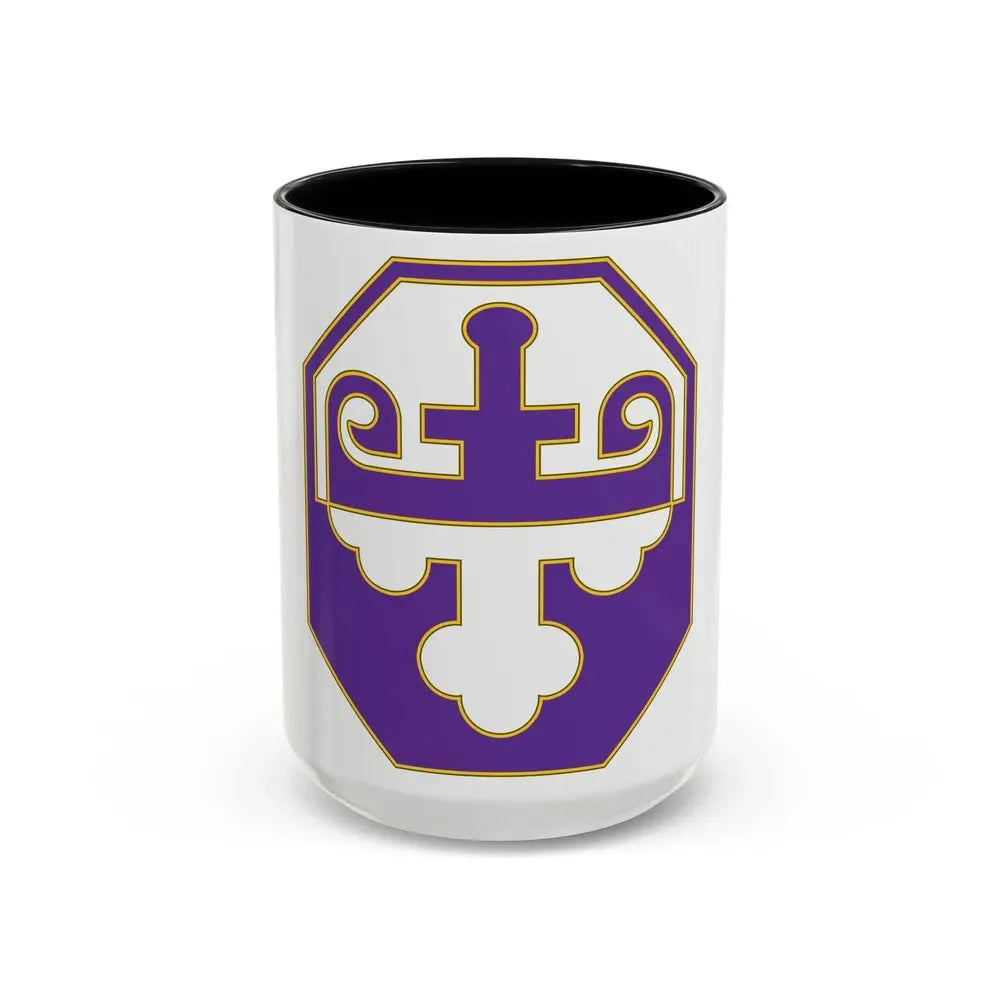 352 Civil Affairs Command 3 (U.S. Army) Accent Coffee Mug 15oz Black - Go Mug Yourself