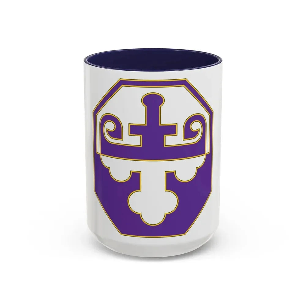 352 Civil Affairs Command 3 (U.S. Army) Accent Coffee Mug 15oz Navy - Go Mug Yourself