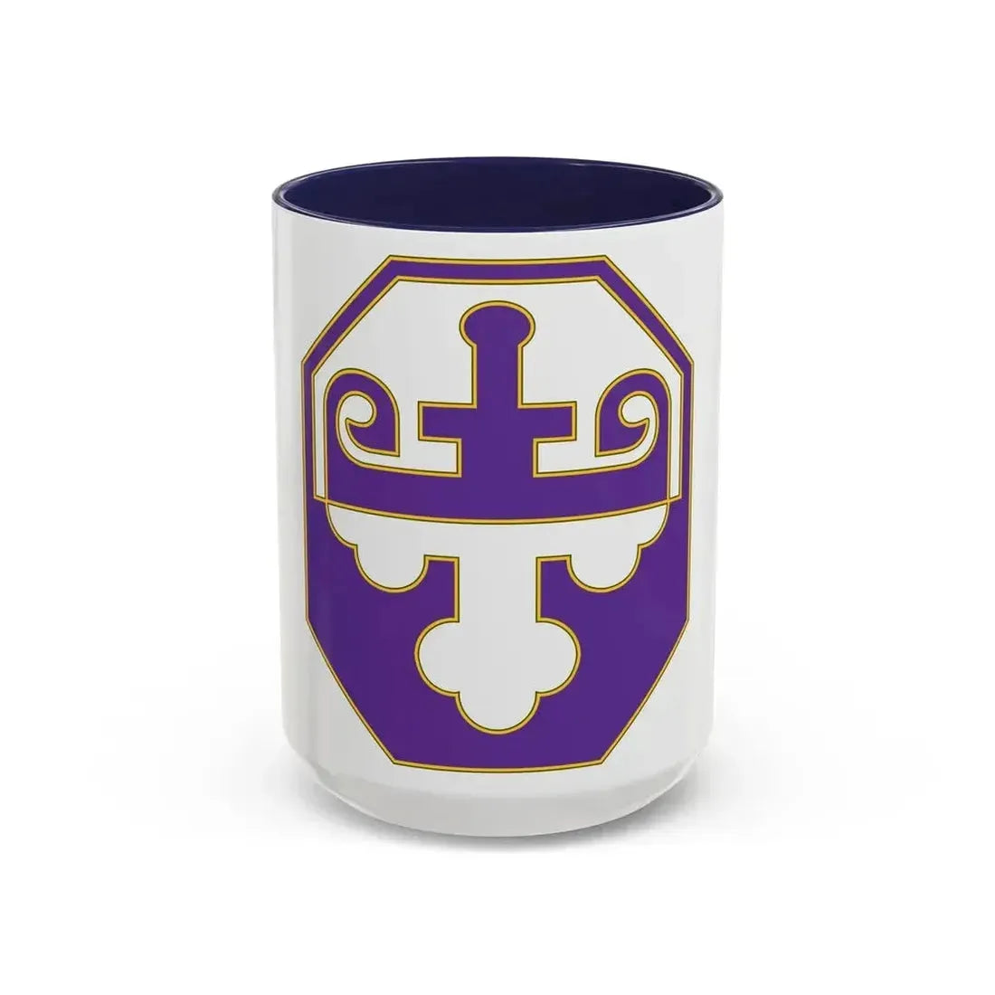 352 Civil Affairs Command 3 (U.S. Army) Accent Coffee Mug 15oz Navy - Go Mug Yourself