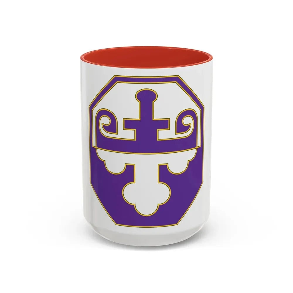 352 Civil Affairs Command 3 (U.S. Army) Accent Coffee Mug 15oz Red - Go Mug Yourself
