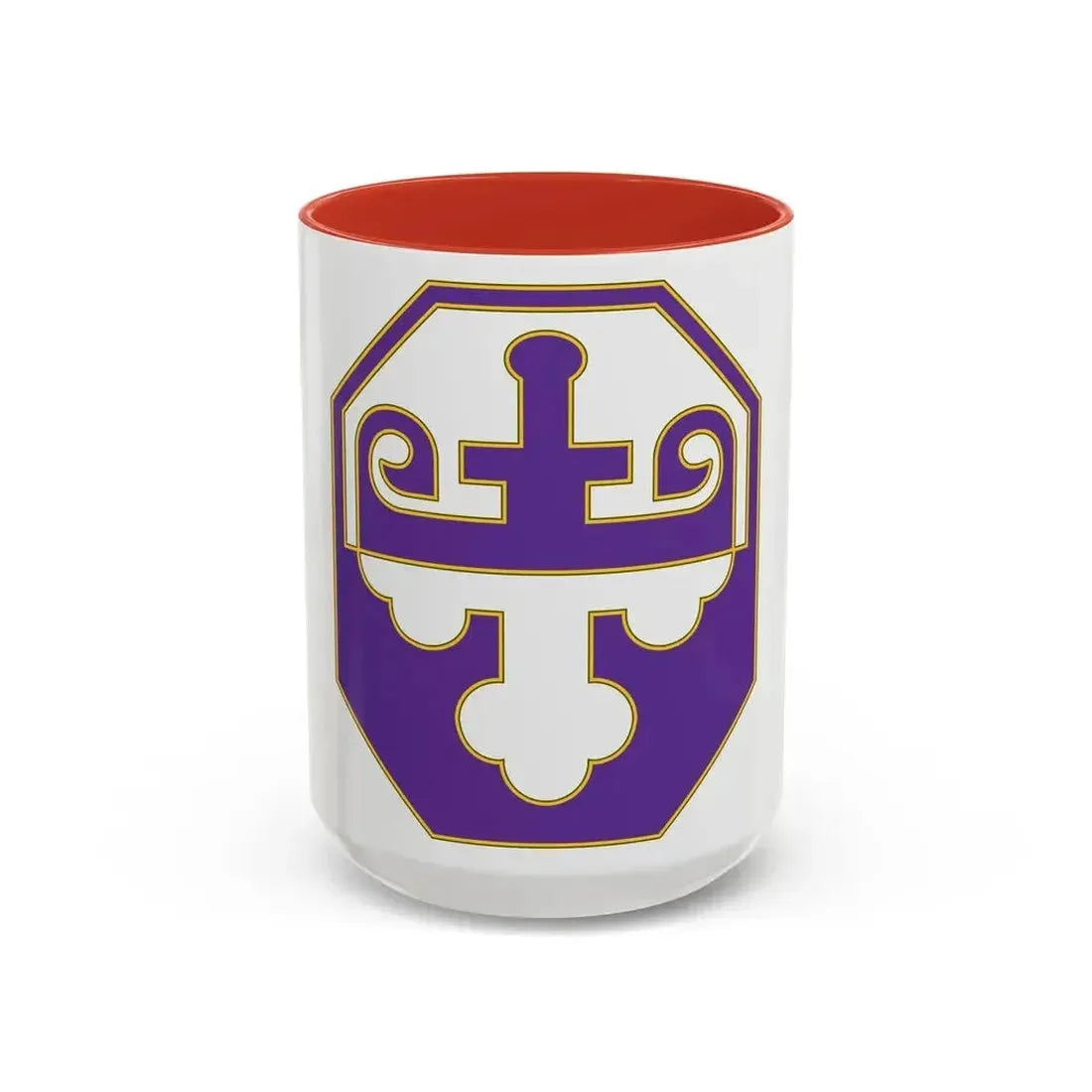 352 Civil Affairs Command 3 (U.S. Army) Accent Coffee Mug 15oz Red - Go Mug Yourself