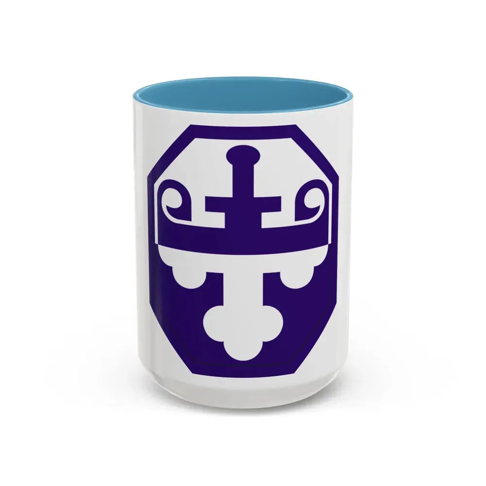 352 Civil Affairs Command (U.S. Army) Accent Coffee Mug 15oz Light Blue - Go Mug Yourself