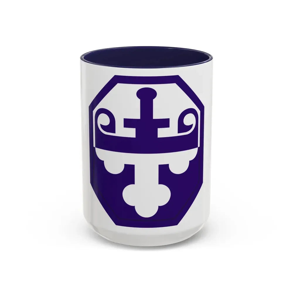 352 Civil Affairs Command (U.S. Army) Accent Coffee Mug 15oz Navy - Go Mug Yourself