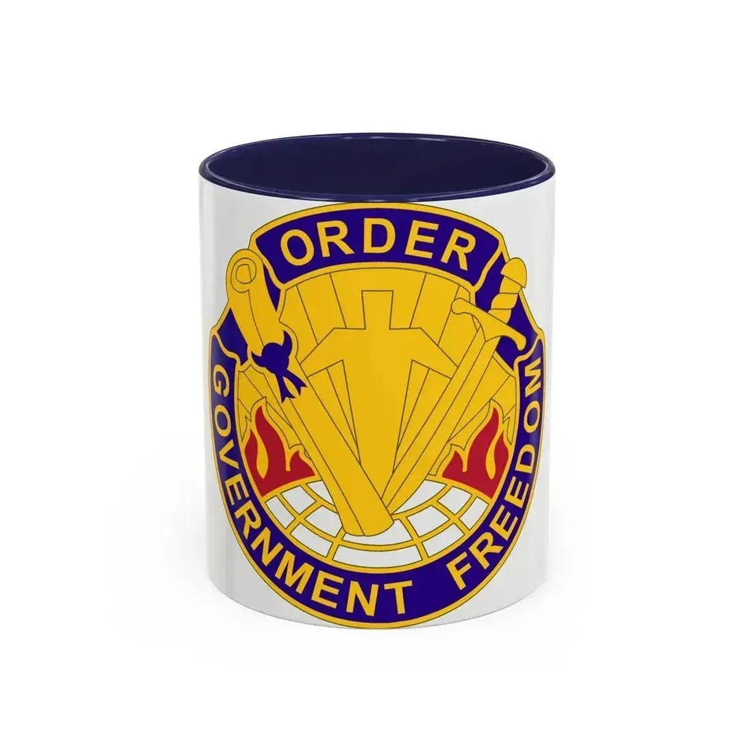 353 Civil Affairs Command 2 (U.S. Army) Accent Coffee Mug 11oz Navy - Go Mug Yourself