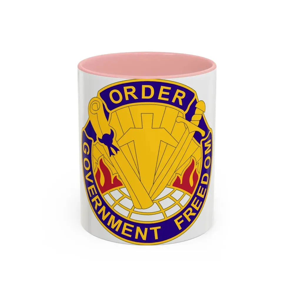 353 Civil Affairs Command 2 (U.S. Army) Accent Coffee Mug 11oz Pink - Go Mug Yourself