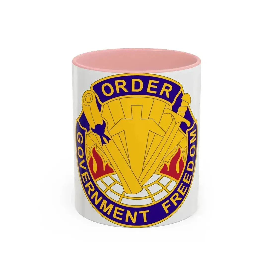 353 Civil Affairs Command 2 (U.S. Army) Accent Coffee Mug 11oz Pink - Go Mug Yourself