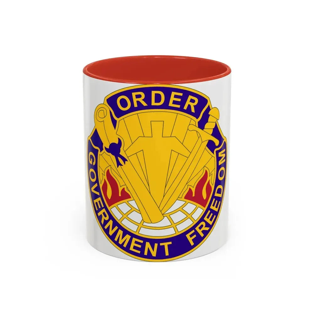 353 Civil Affairs Command 2 (U.S. Army) Accent Coffee Mug 11oz Red - Go Mug Yourself