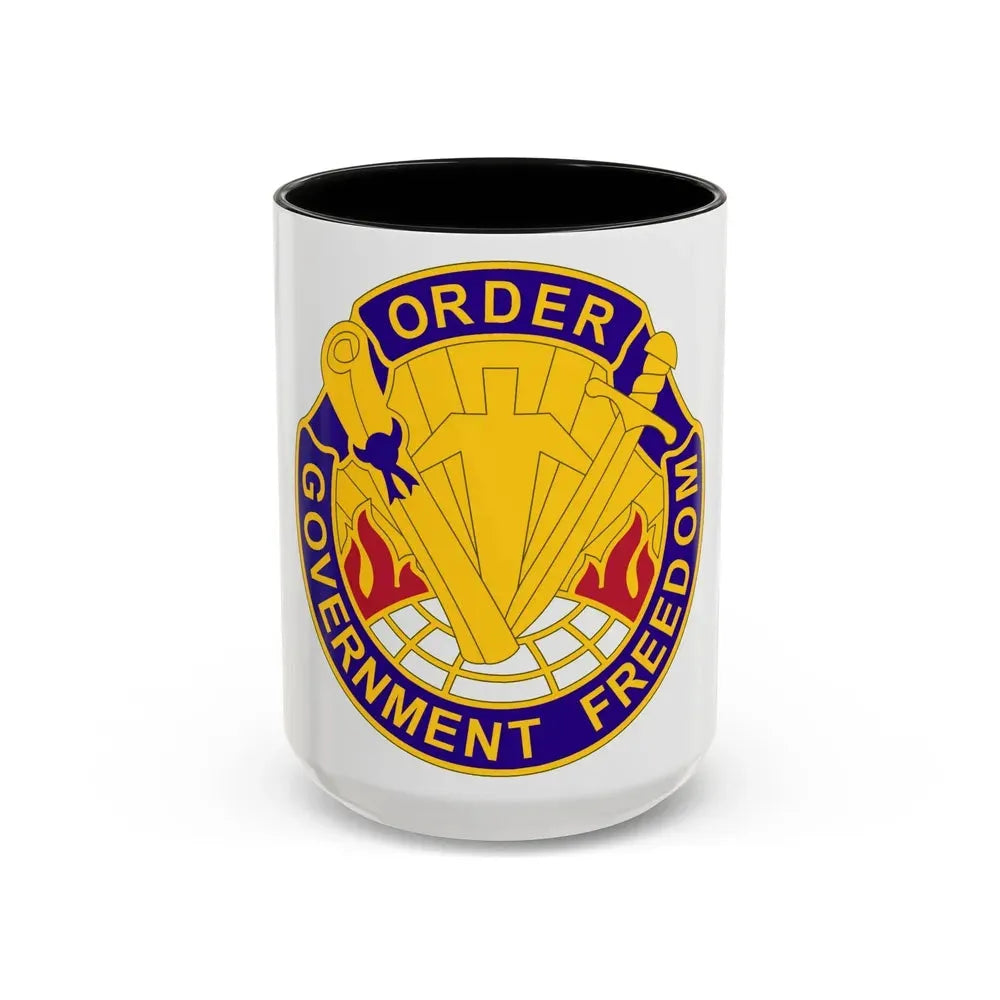 353 Civil Affairs Command 2 (U.S. Army) Accent Coffee Mug 15oz Black - Go Mug Yourself