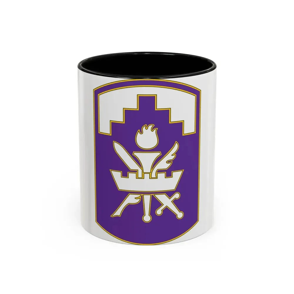 353 Civil Affairs Command 3 (U.S. Army) Accent Coffee Mug 11oz Black - Go Mug Yourself