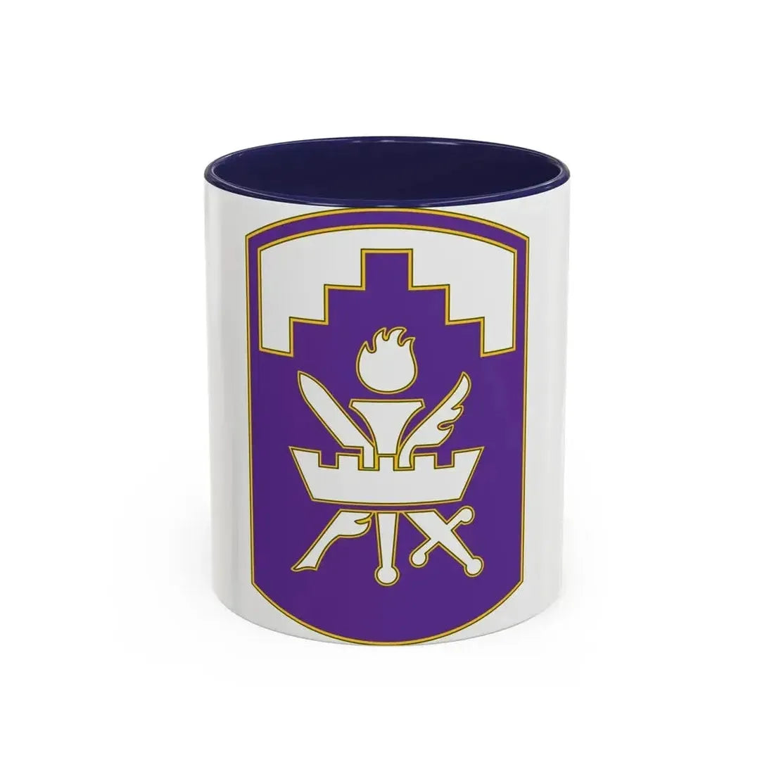 353 Civil Affairs Command 3 (U.S. Army) Accent Coffee Mug 11oz Navy - Go Mug Yourself
