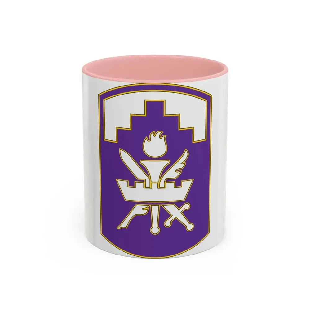 353 Civil Affairs Command 3 (U.S. Army) Accent Coffee Mug 11oz Pink - Go Mug Yourself
