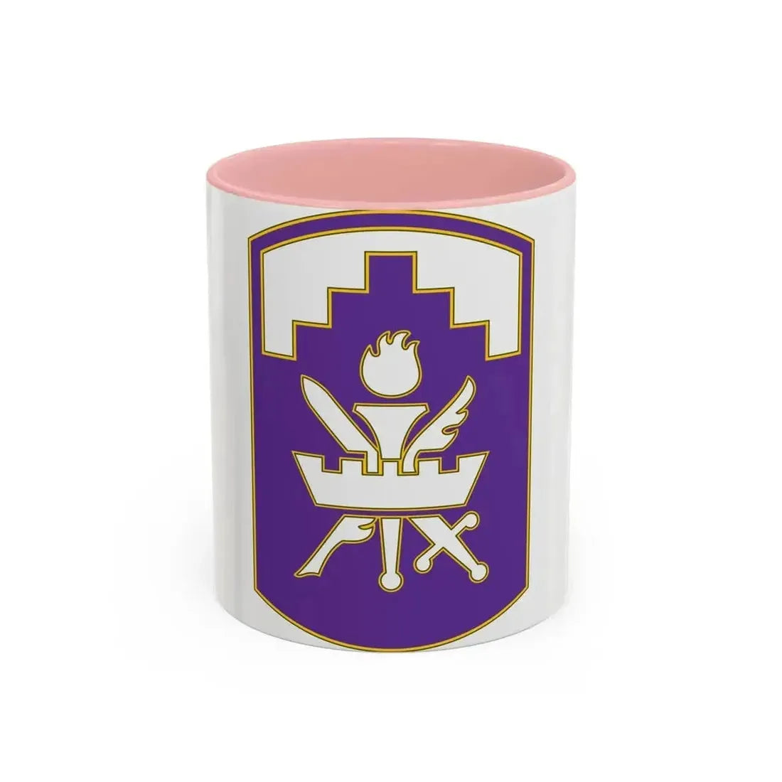 353 Civil Affairs Command 3 (U.S. Army) Accent Coffee Mug 11oz Pink - Go Mug Yourself