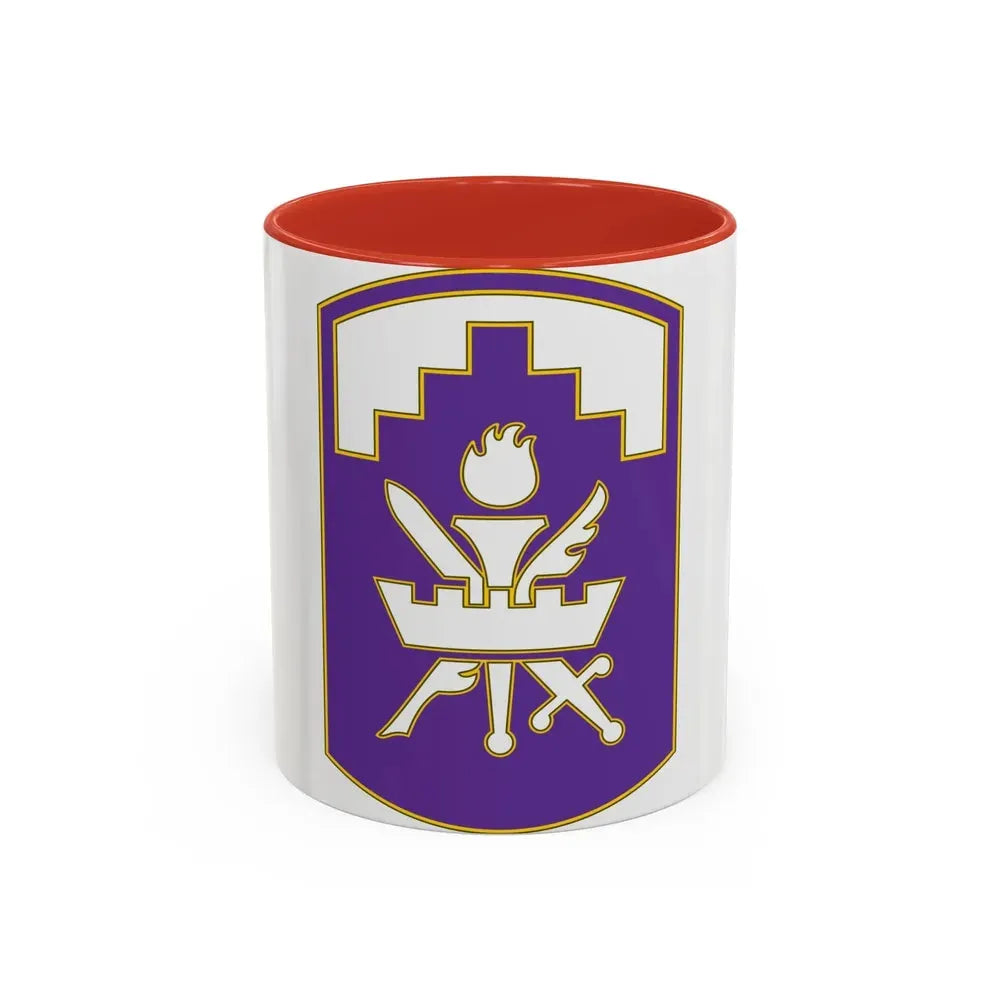 353 Civil Affairs Command 3 (U.S. Army) Accent Coffee Mug 11oz Red - Go Mug Yourself