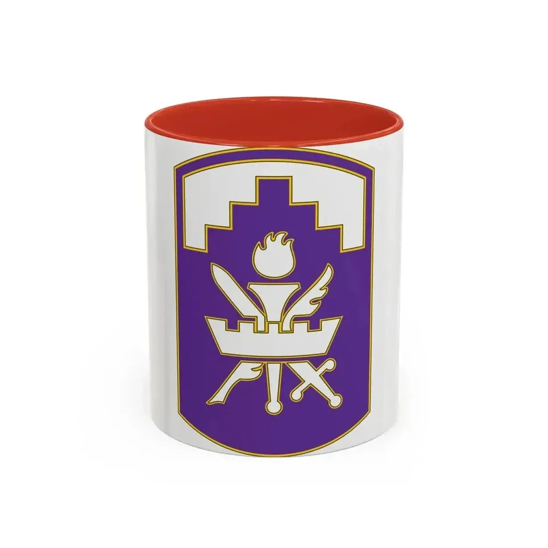 353 Civil Affairs Command 3 (U.S. Army) Accent Coffee Mug 11oz Red - Go Mug Yourself