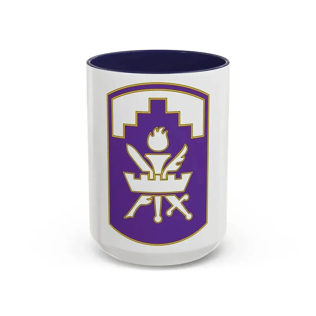 353 Civil Affairs Command 3 (U.S. Army) Accent Coffee Mug 15oz Navy - Go Mug Yourself