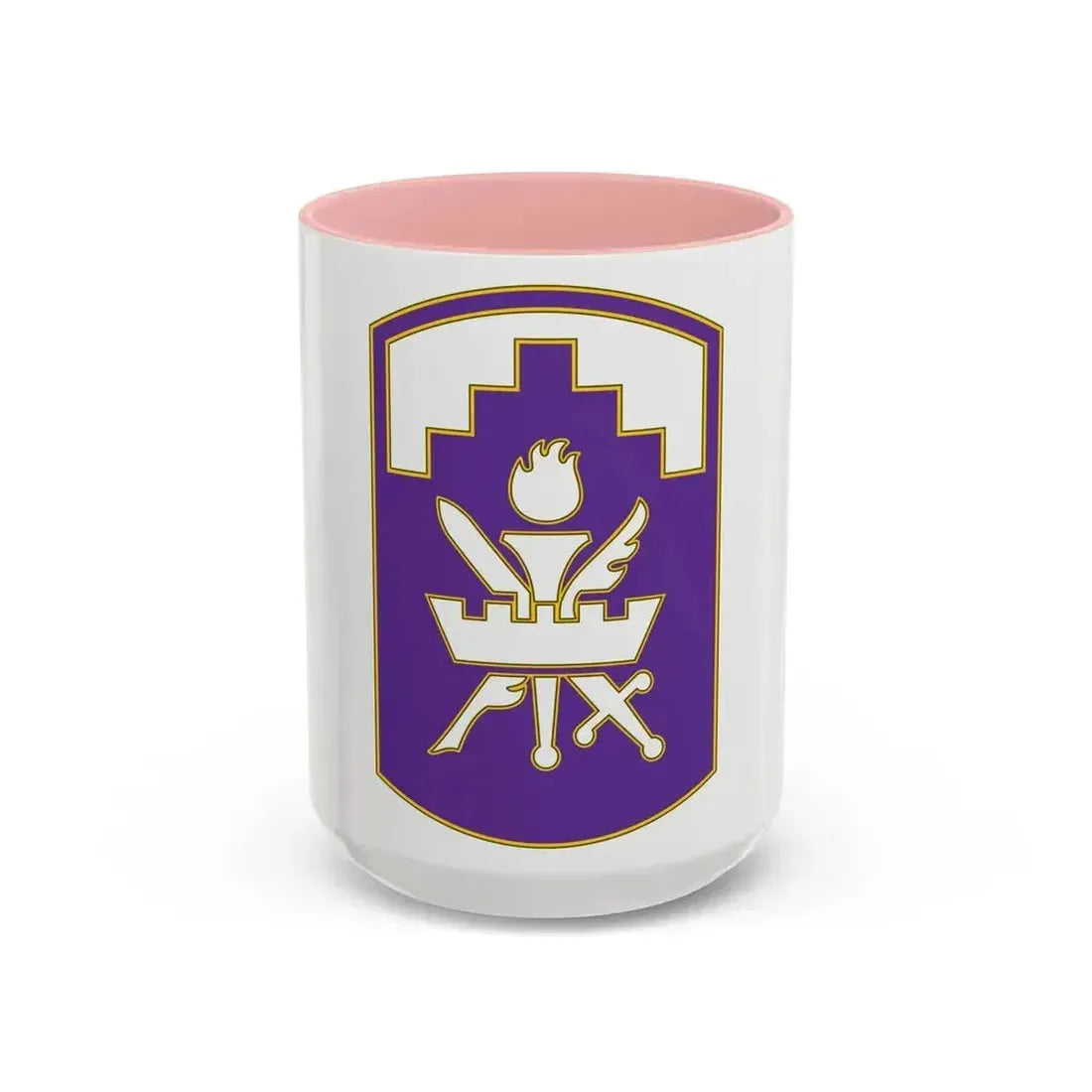 353 Civil Affairs Command 3 (U.S. Army) Accent Coffee Mug 15oz Pink - Go Mug Yourself