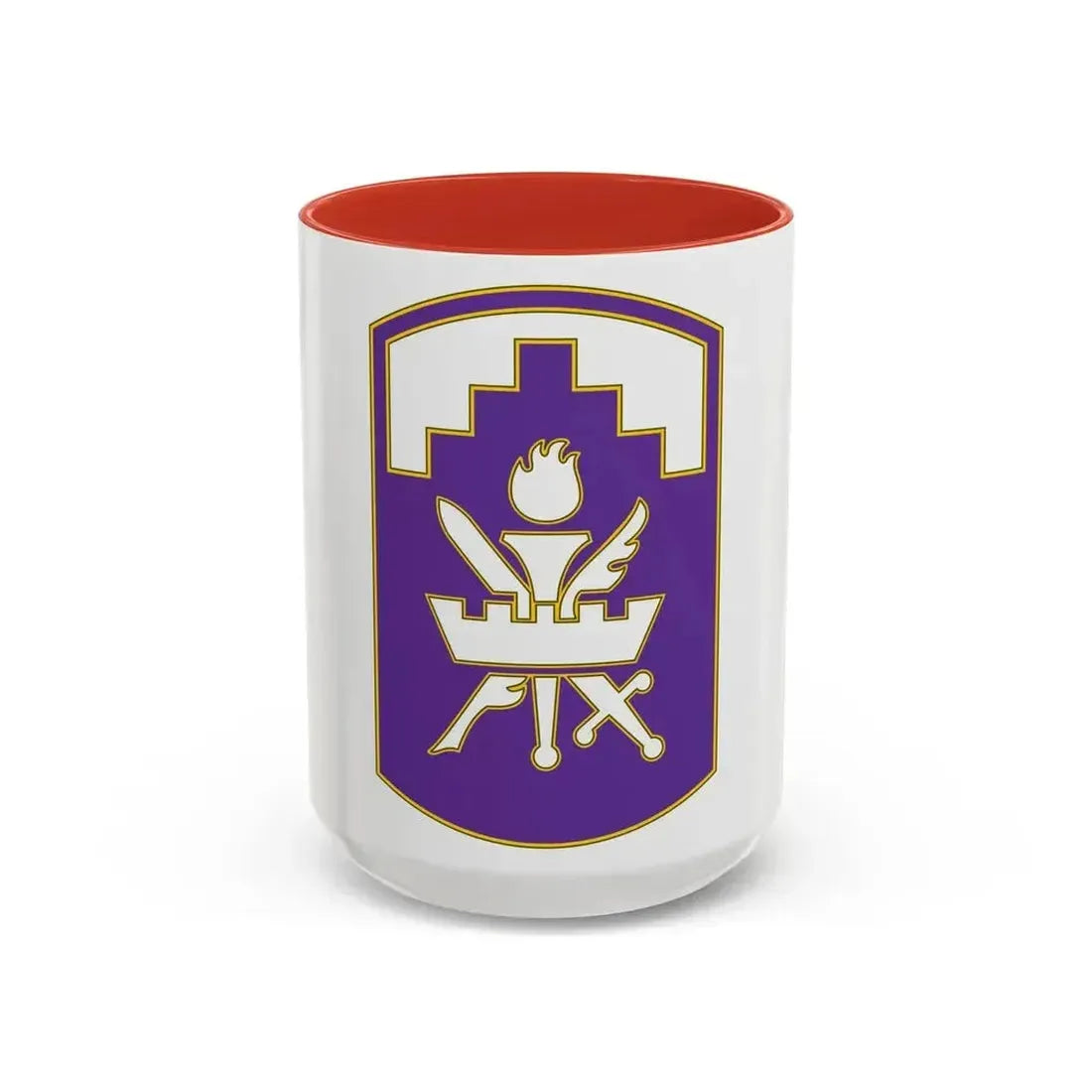353 Civil Affairs Command 3 (U.S. Army) Accent Coffee Mug 15oz Red - Go Mug Yourself