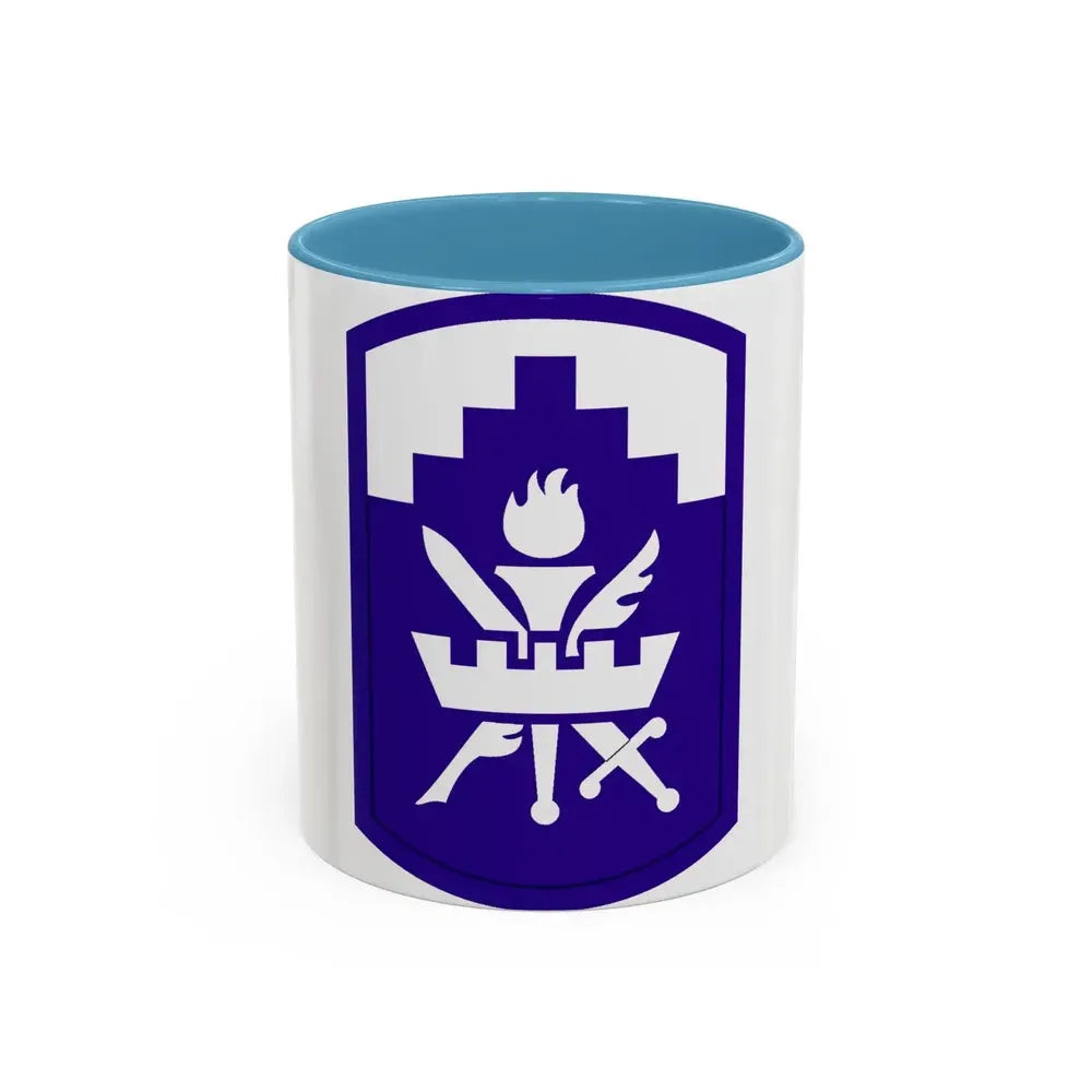 353 Civil Affairs Command (U.S. Army) Accent Coffee Mug 11oz Light Blue - Go Mug Yourself