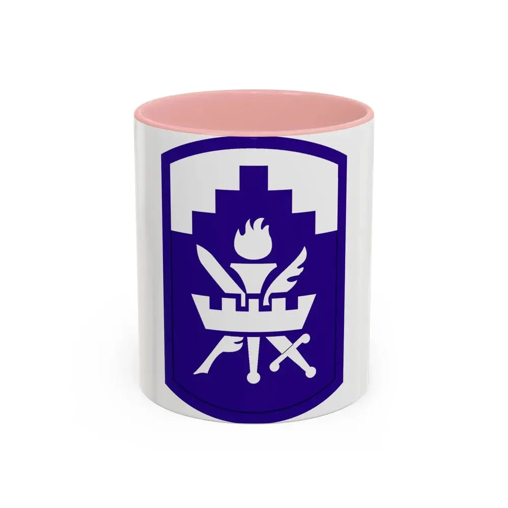 353 Civil Affairs Command (U.S. Army) Accent Coffee Mug 11oz Pink - Go Mug Yourself