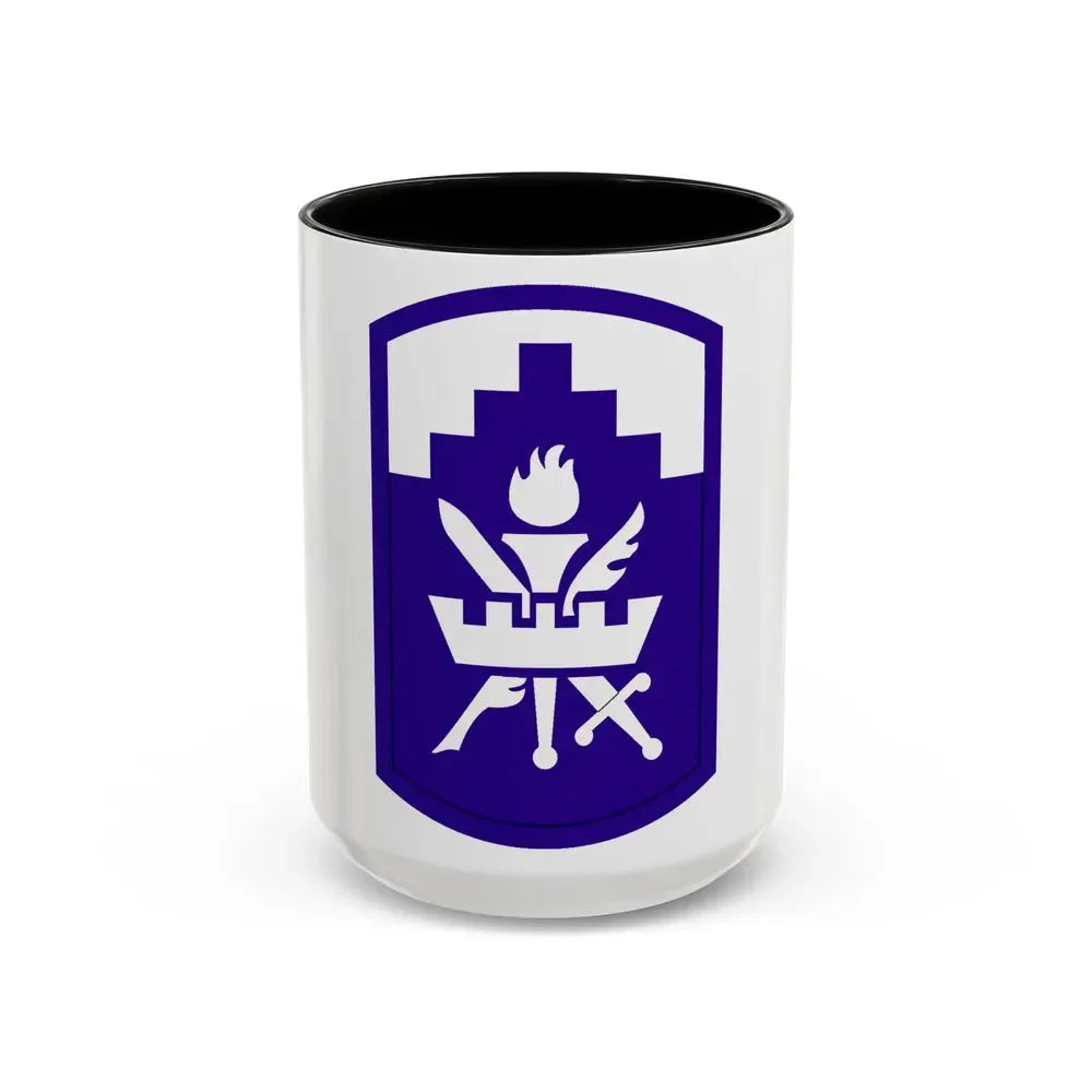 353 Civil Affairs Command (U.S. Army) Accent Coffee Mug 15oz Black - Go Mug Yourself