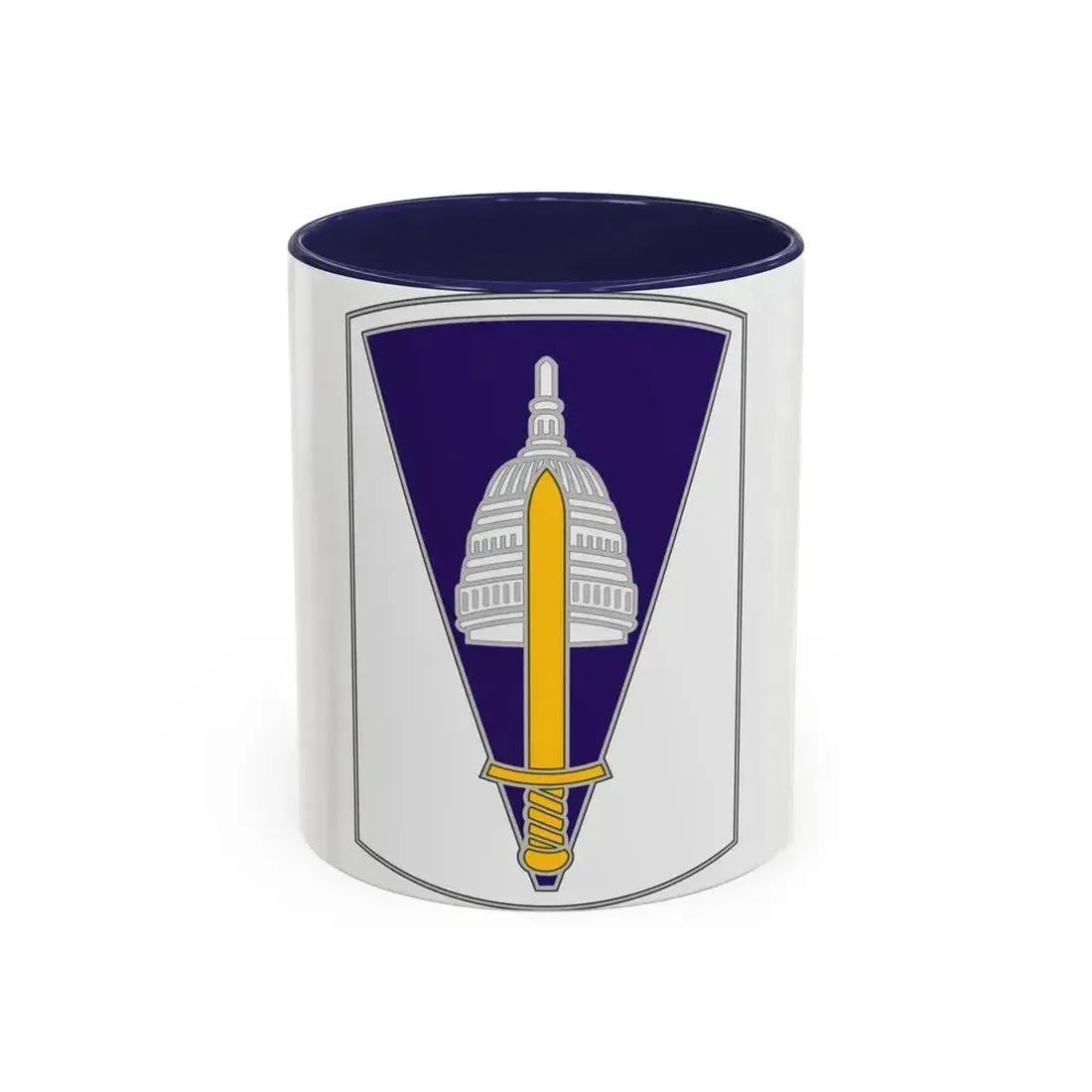 354 Civil Affairs Brigade 2 (U.S. Army) Accent Coffee Mug 11oz Navy - Go Mug Yourself